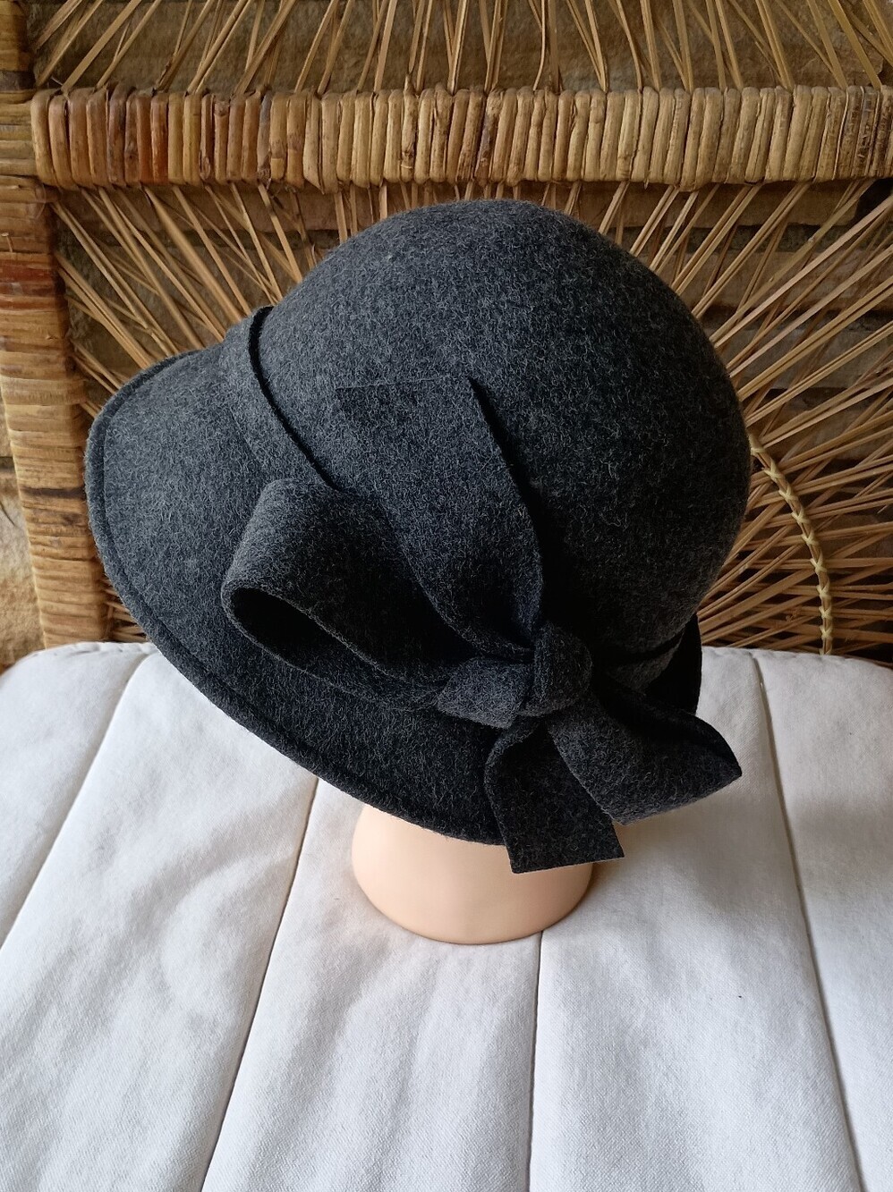 C. C Exclusives Women's WOOL Hat With Bow
